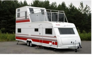 Two story caravan